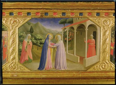 Visitation, from the Predella of the Annunciation Altarpiece by Fra Angelico